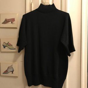 St. John Collecion Tunic, Santana Knit, Black, Women's Small, Roomy